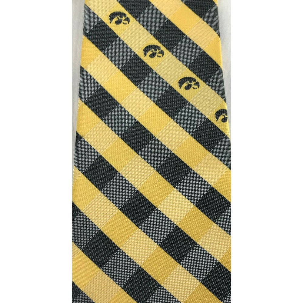 Iowa Hawkeyes Football Basketball Tigerhawk Logo Neck Tie Necktie Eagles Wings